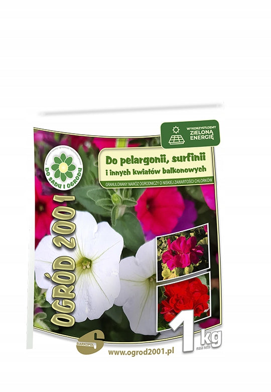 S-POL SPECIAL FERTILIZER FOR GERANIUMS 1kg PLANTS BALCONY FLOWERS SURFINIA