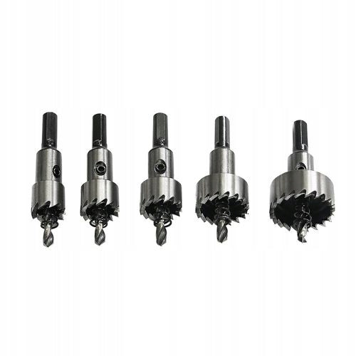 S&R Metal hole saw set of foraminifera 5pcs 16; 18,5; 20; 25; 30mm. Series 109350005