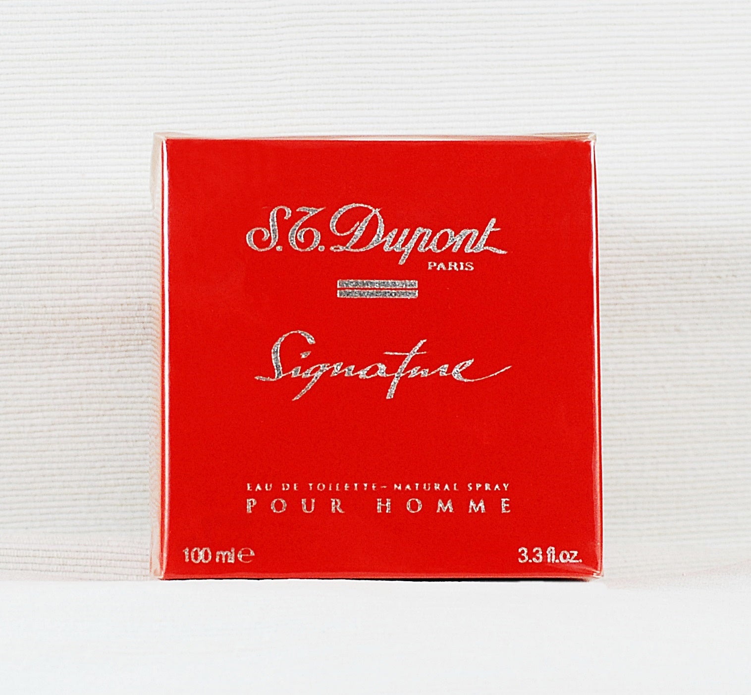 S.T. DUPONT SIGNATURE POUR HOMME 100 ML EAU DE TOILETTE UNIQUE Packaging status original