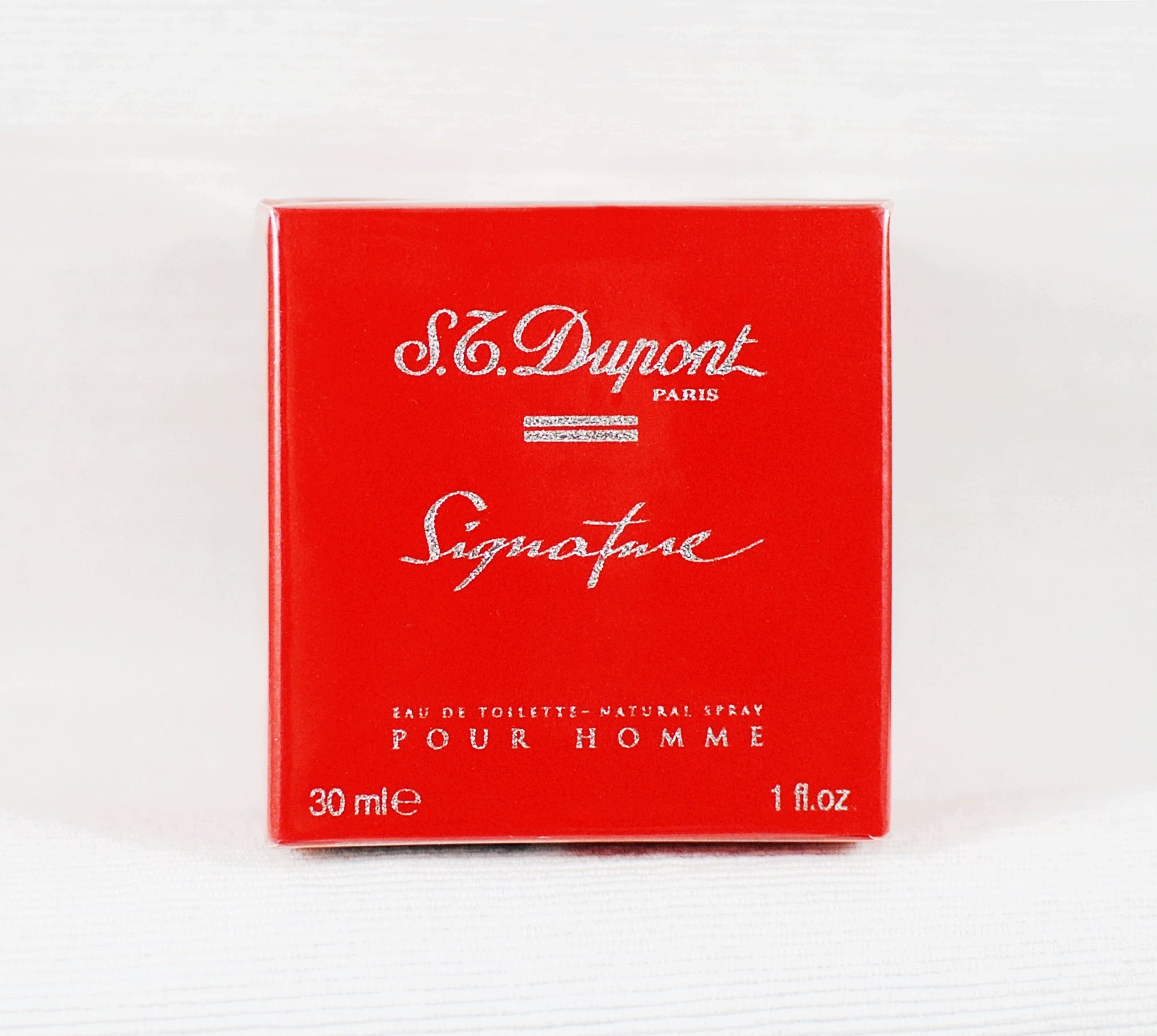 S.T. DUPONT SIGNATURE POUR HOMME 30 ML EAU DE TOILETTE UNIQUE Packaging status original