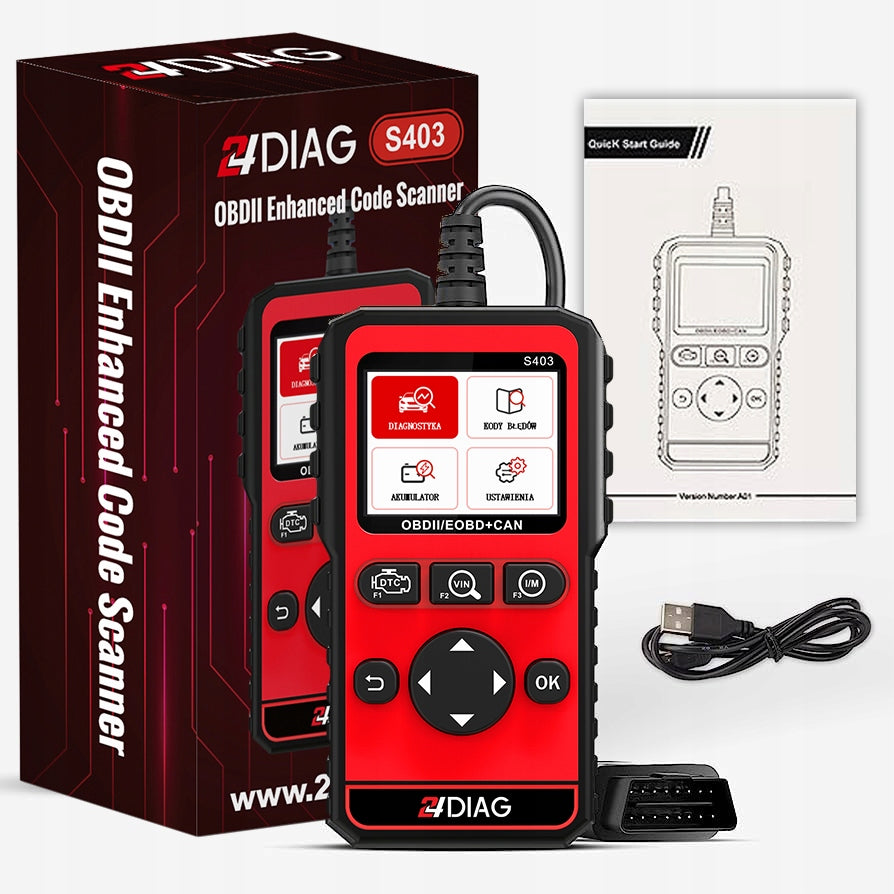 S403 COMPUTER DIAGNOSTIC INTERFACE OBD2 UNIVERSAL ALL CARS