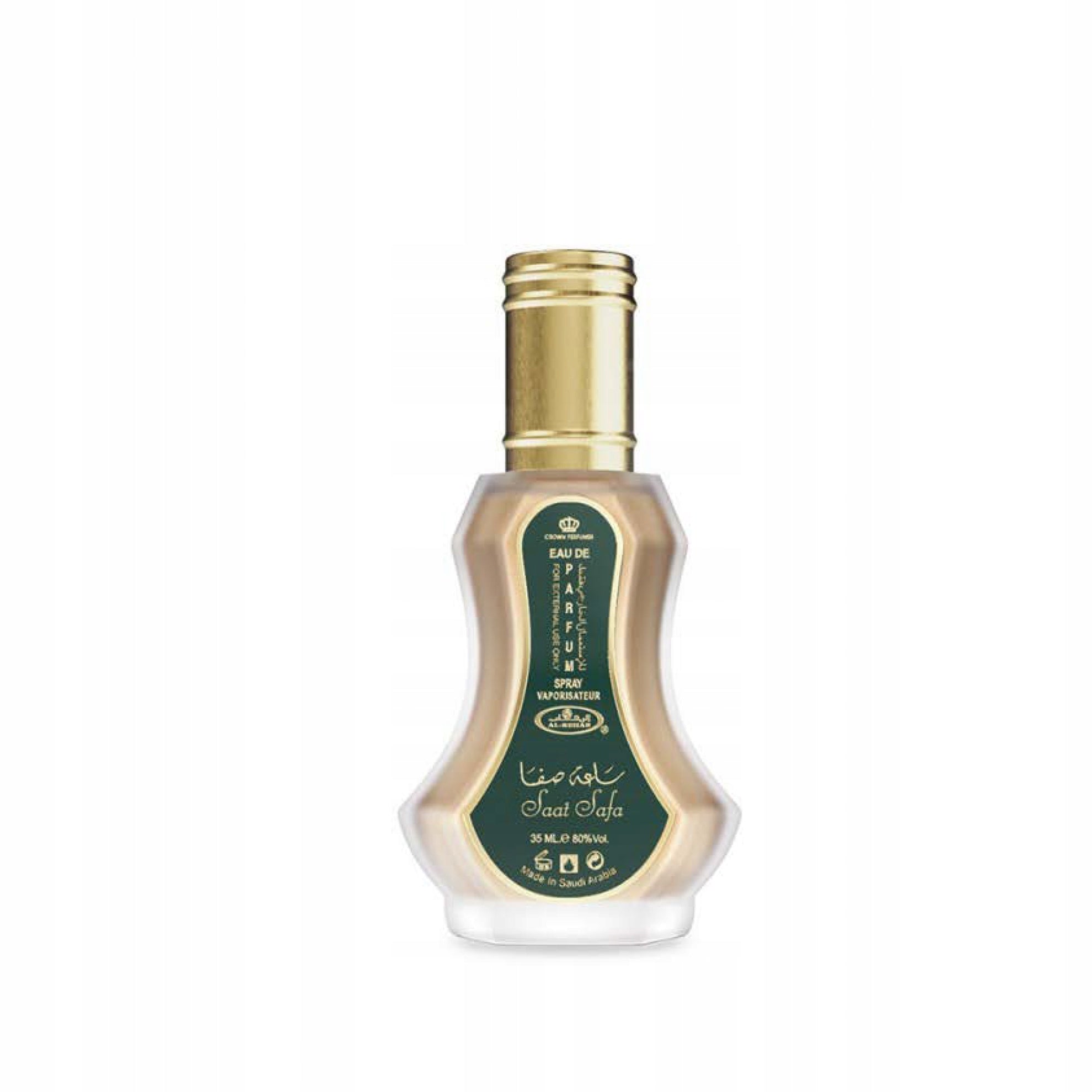 SAAT SAFA ARABIC ORIENTAL PERFUME OUD ELEGANT 35 ml AL REHAB EDP Manufacturer code 6281110003455
