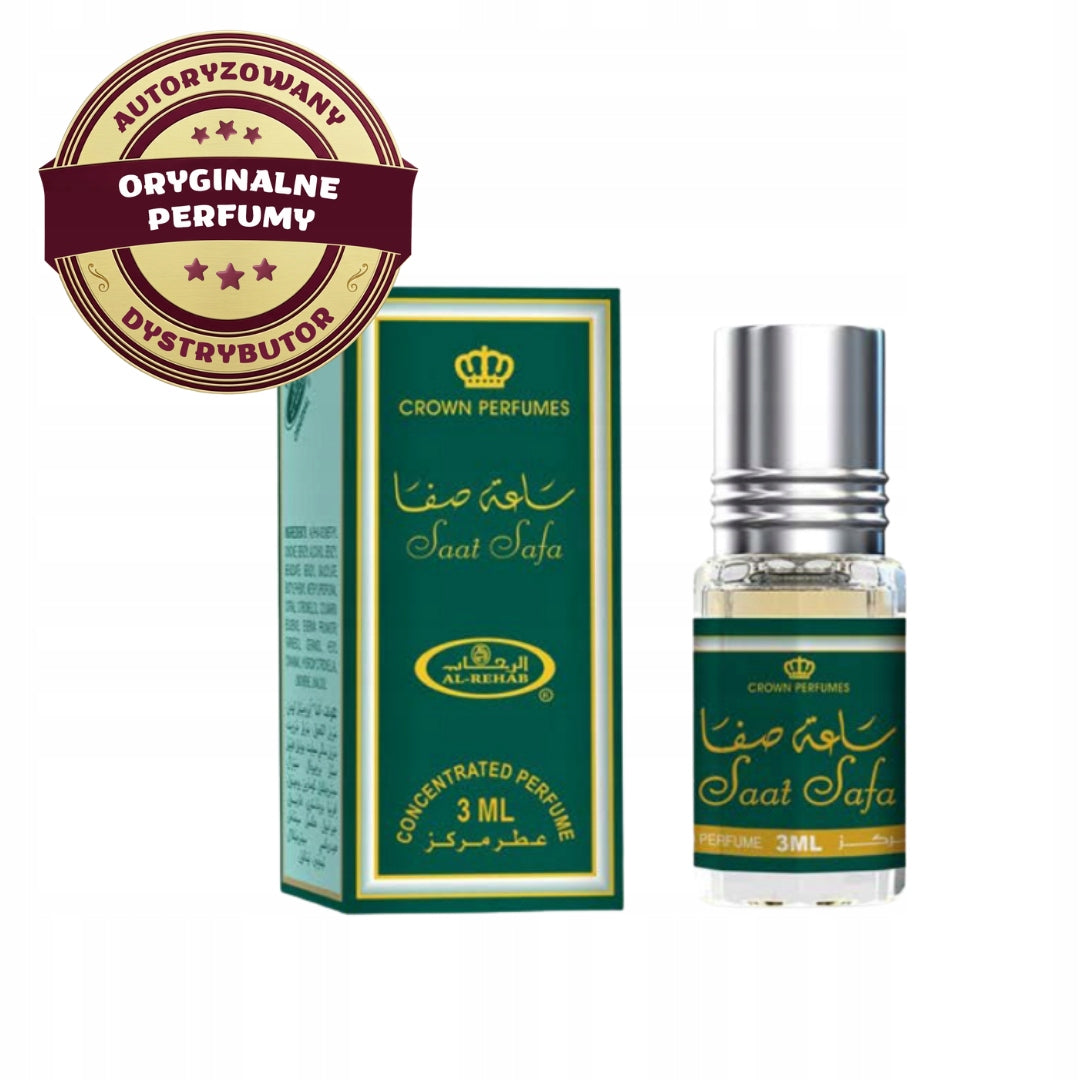 SAAT SAFA ARABIC PERFUME IN ORIENTAL OUD OIL ELEGANT 3 ml AL REHAB