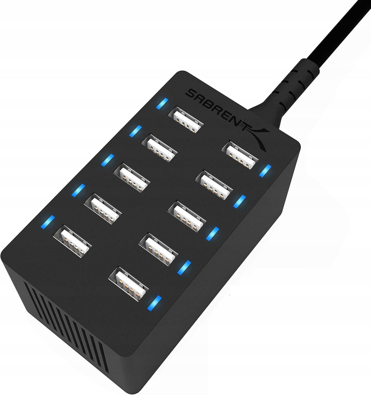 SABRENT Smart USB Charger 10 Ports 60W Fast Wall Universal
