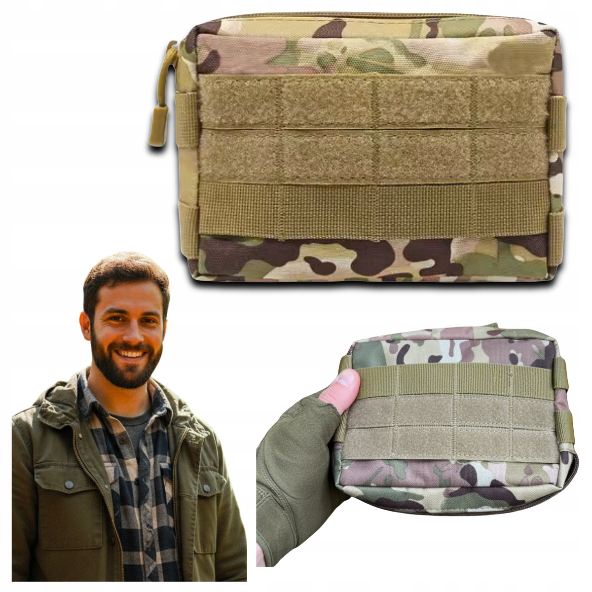 SACHET SURVIVAL POCKET ORGANIZER TACTICAL POUCH EDC