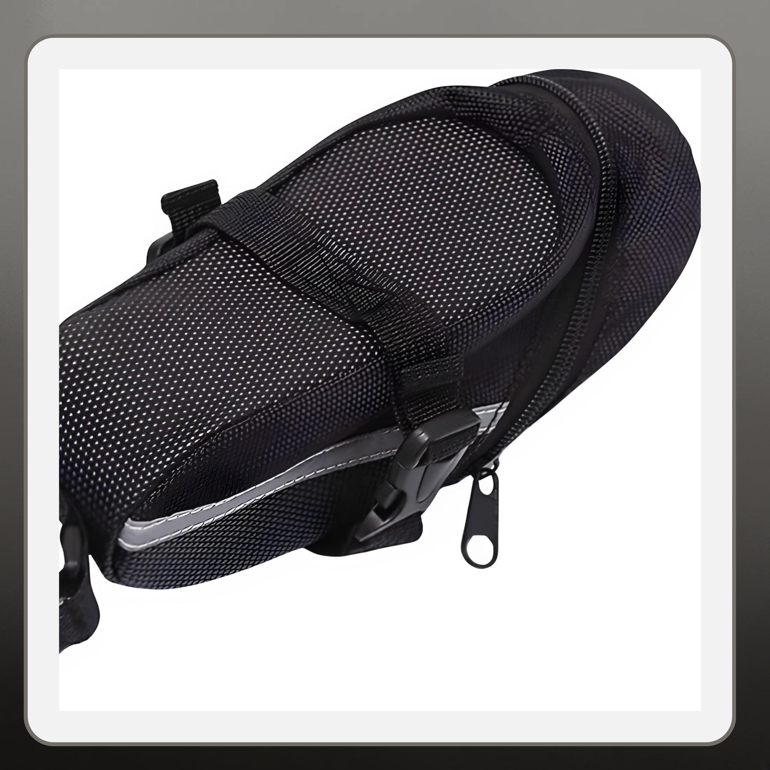 SADDLE BAG BICYCLE SEAT POUCH WATERPROOF WITH REFLECTORS REAR Kind rear