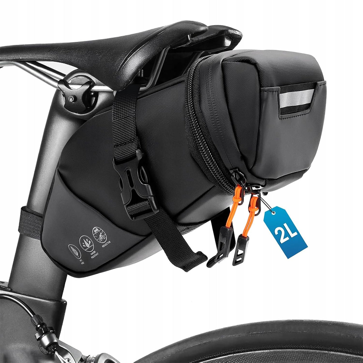 SADDLE BAG BICYCLEPACKING WATERPROOF 1.5-2L