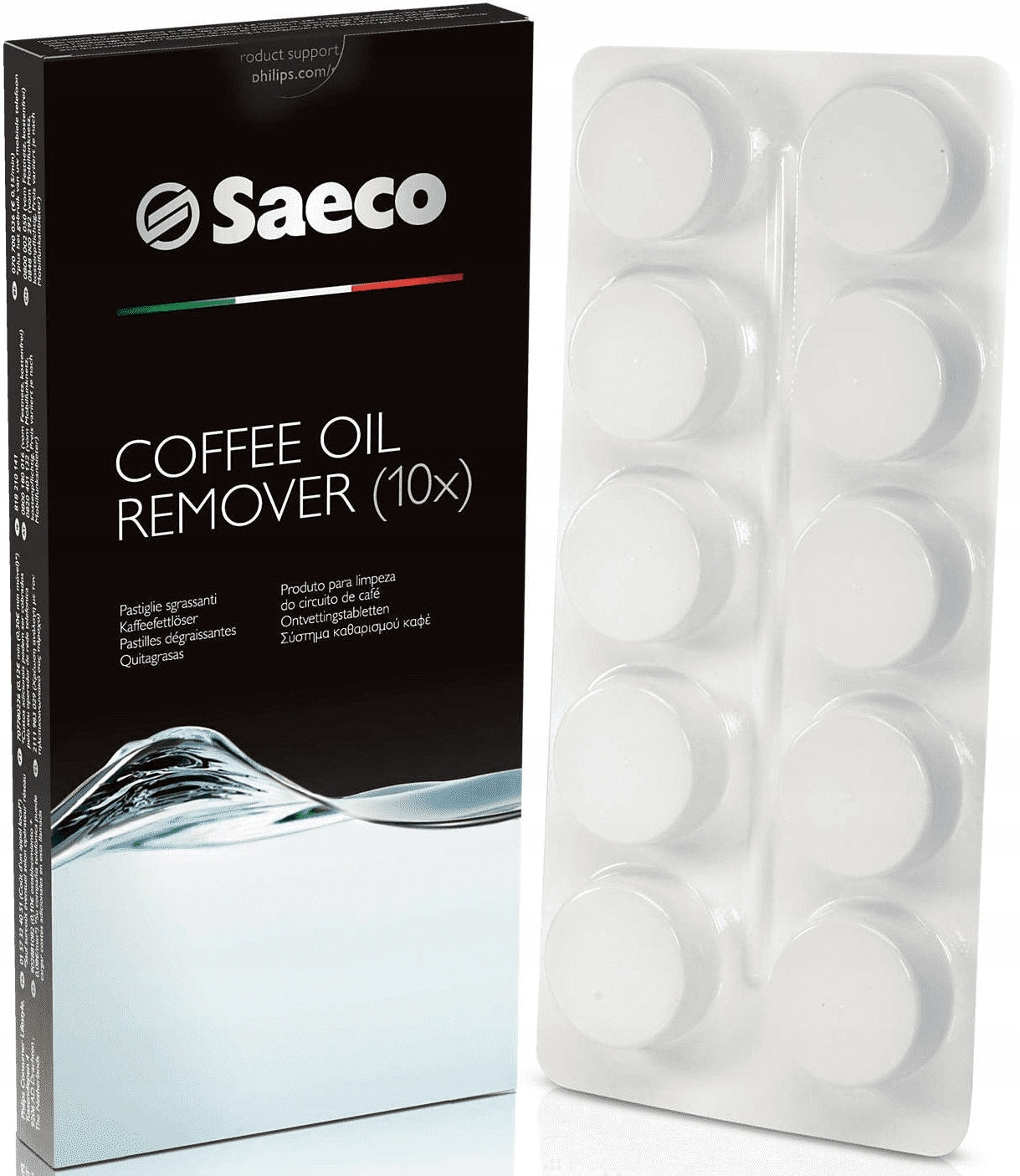 SAECO CA6704 Cleaning tablets espresso machine 10pcs Philips Saeco ORIGINAL Manufacturer code CA6704
