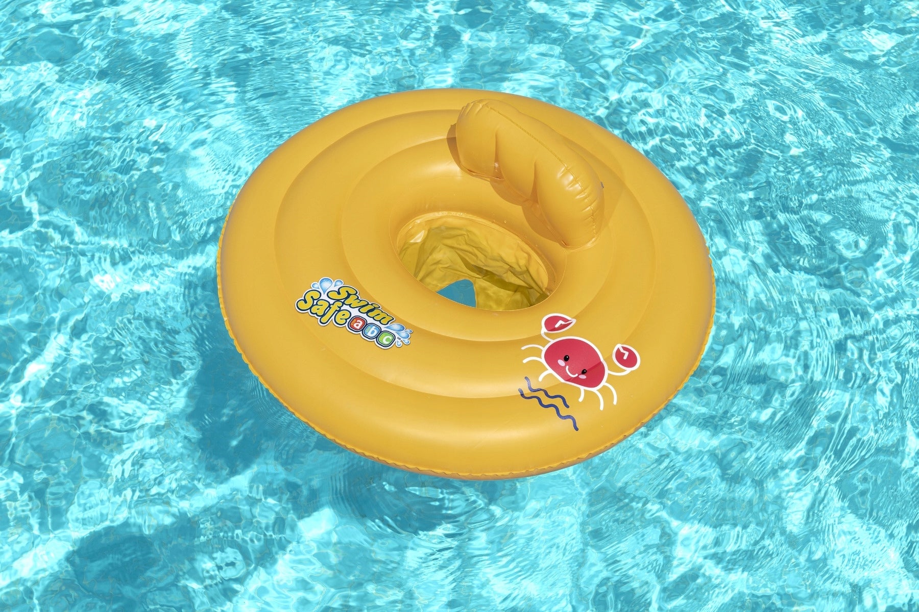 SAFE INFLATABLE WHEEL SWIMMING LEARNING WHEEL FOR BABIES BESTWAY 69CM Product width 69 cm