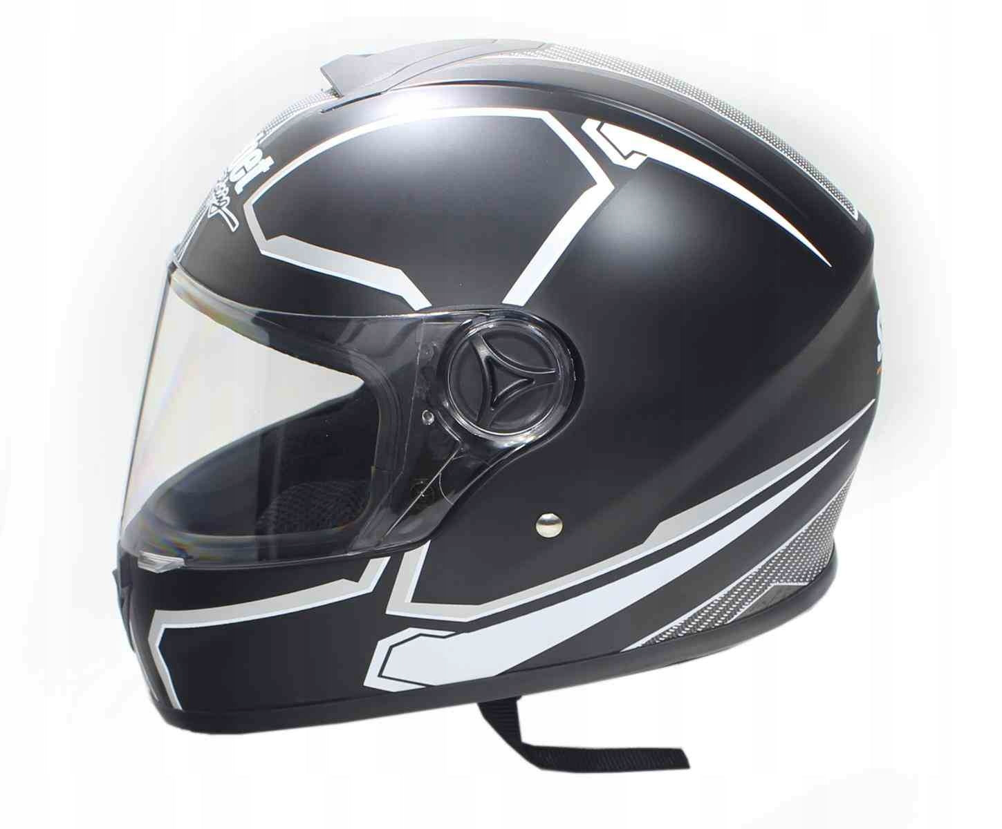 SAFEBET Integral Helmet HF-112 Black Matte Size M (NO ECE) Packaging status original
