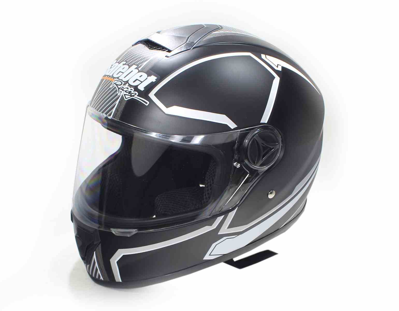 SAFEBET Integral Helmet HF-112 Black Matte Size M (NO ECE)