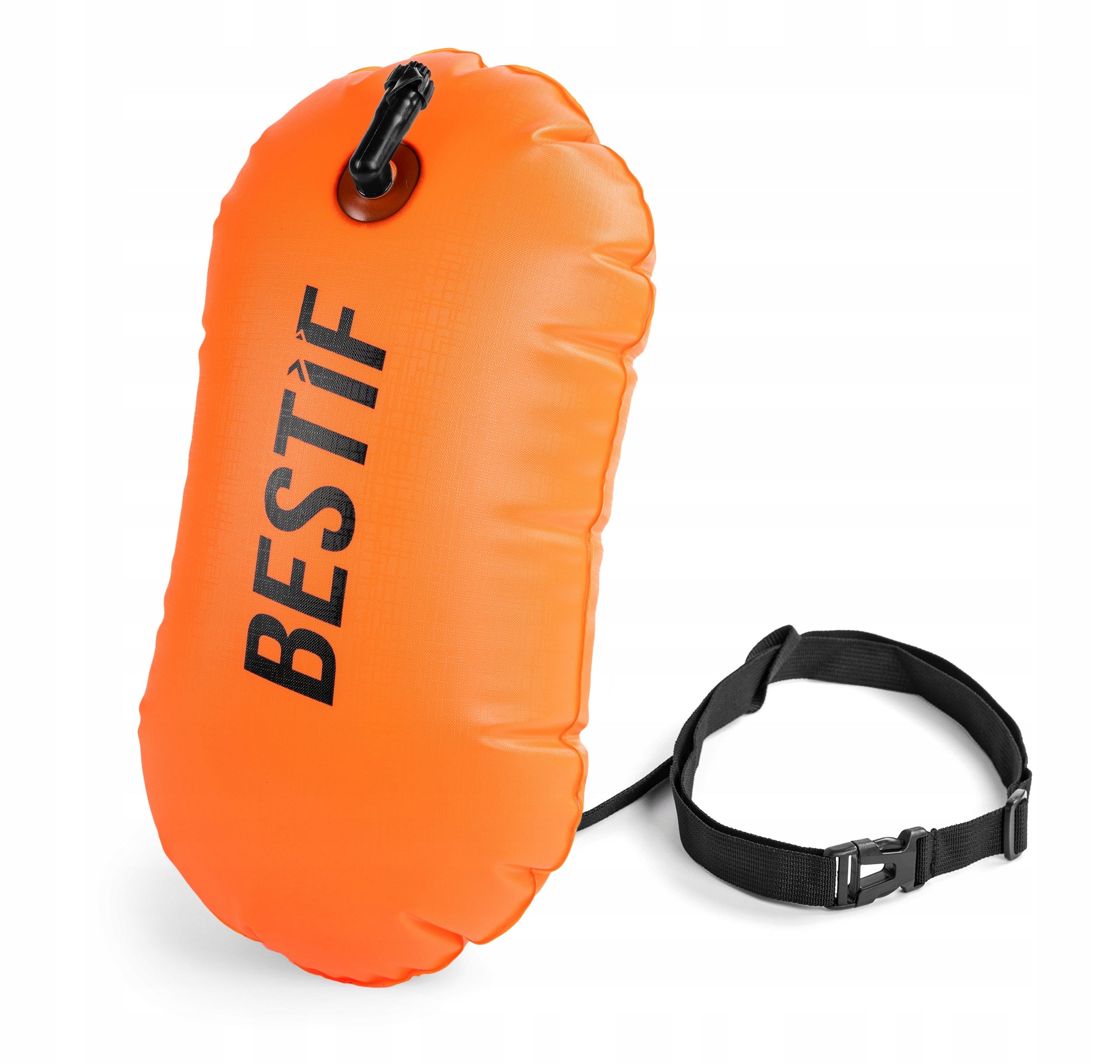 SAFETY BUOY BESTIF INFLATABLE SWIMMING BUOY WITH STRAP