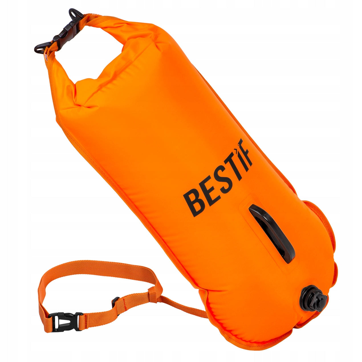 SAFETY BUOY INFLATABLE BUOY 2in1 DRY POCKET BESTIF FOR SWIMMING Brand Bestif