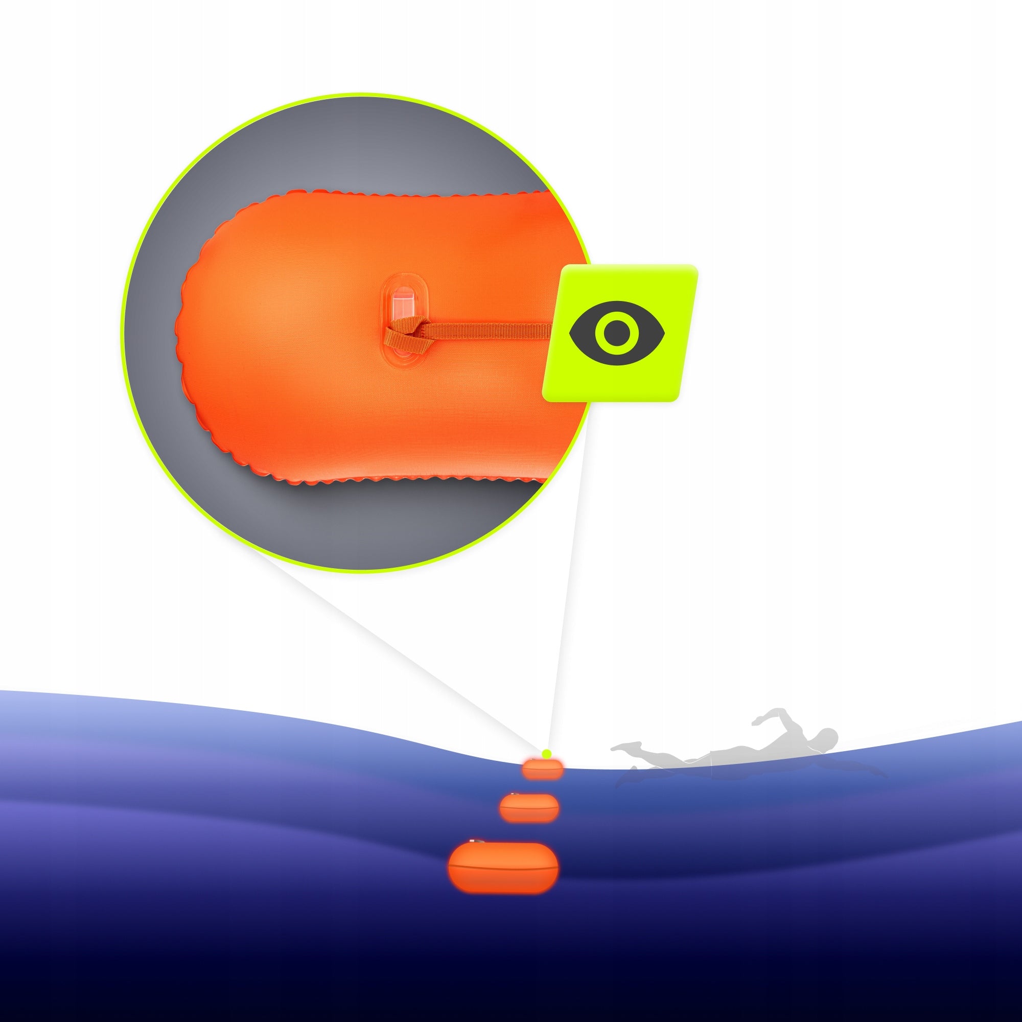 SAFETY BUOY INFLATABLE BUOY FOR SWIMMING BASIC TSUNAMI Manufacturer code 5907739314055