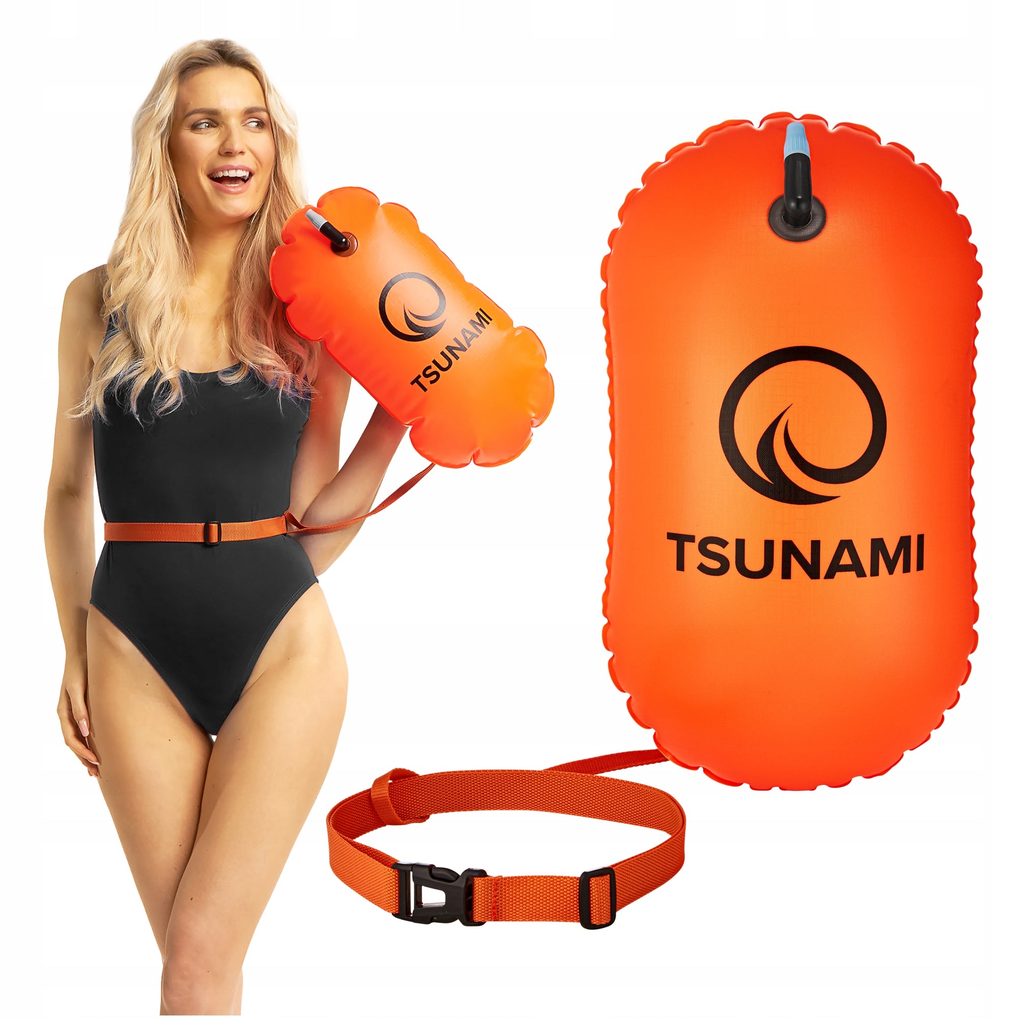 SAFETY BUOY INFLATABLE BUOY FOR SWIMMING BASIC TSUNAMI