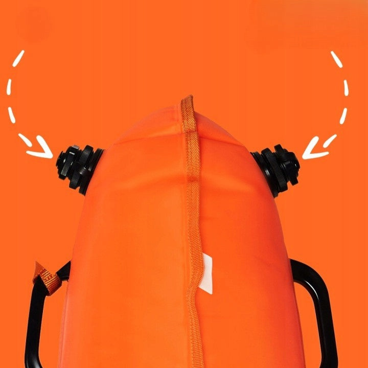 SAFETY BUOY INFLATABLE BUOY FOR SWIMMING DRY POCKET 2IN1 For swimming