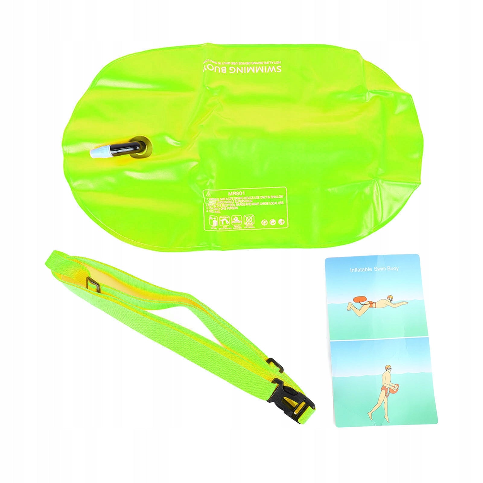 SAFETY BUOY INFLATABLE BUOY FOR SWIMMING INFLATABLE DRY POCKET BOARD Model 2714230025812