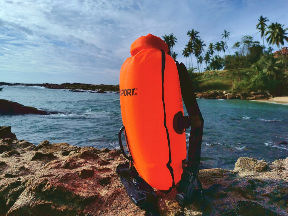 SAFETY BUOY INFLATABLE BUOY XXL BACKPACK 3in1 Kind buoy