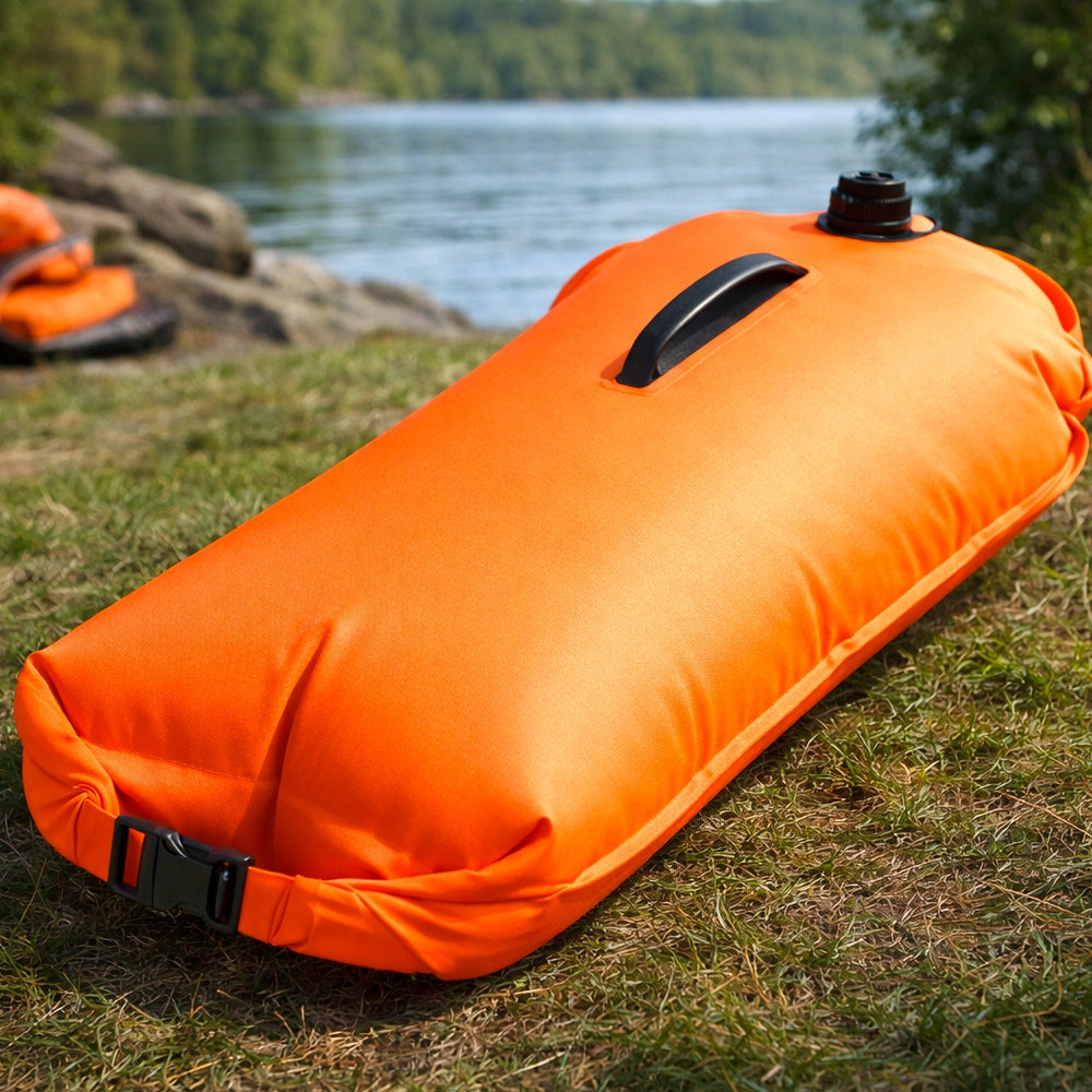 SAFETY BUOY INFLATABLE SWIMMING BUOY DRY POCKET 2in1 For swimming