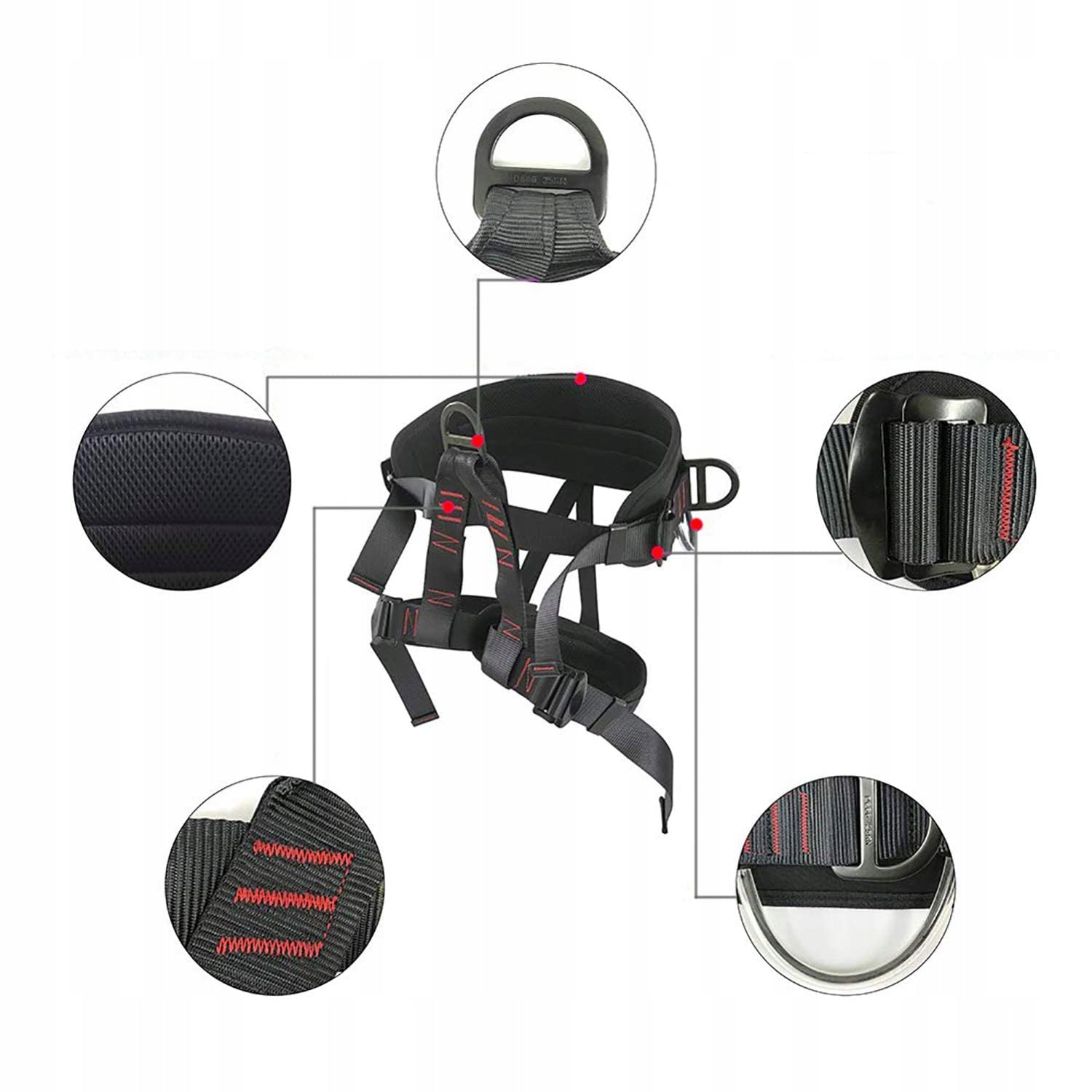 SAFETY HARNESS FOR WORK AT HEIGHT BELAYING HEALTH AND SAFETY PLUS EAN (GTIN) 6975912039056