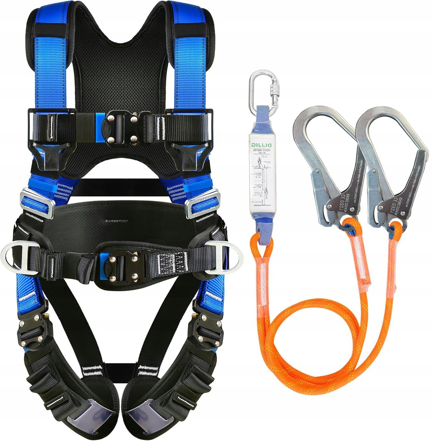 SAFETY HARNESS HEIGHT GRASSHOPPER BELT + 2M CORD WITH LATCH