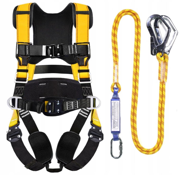 SAFETY HARNESS HEIGHT GRASSHOPPER BELT + 2M CORD WITH LATCH