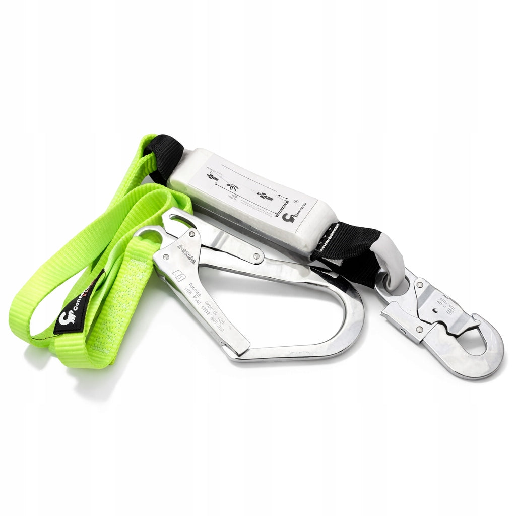 SAFETY HARNESS SET, SAFETY 2x HOOK + BELT + CE SHOCK ABSORBER Manufacturer code V90007