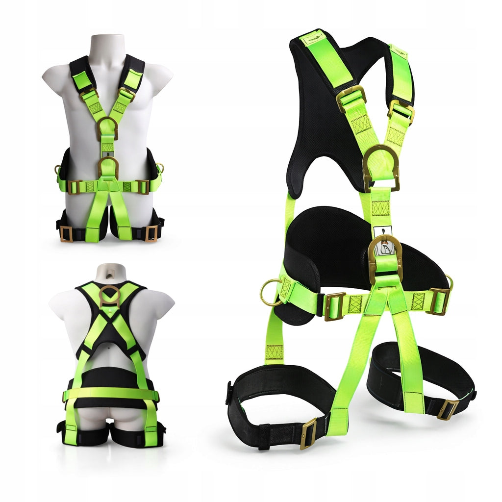 SAFETY HARNESS SET, SAFETY 2x HOOK + BELT + CE SHOCK ABSORBER Packaging status original
