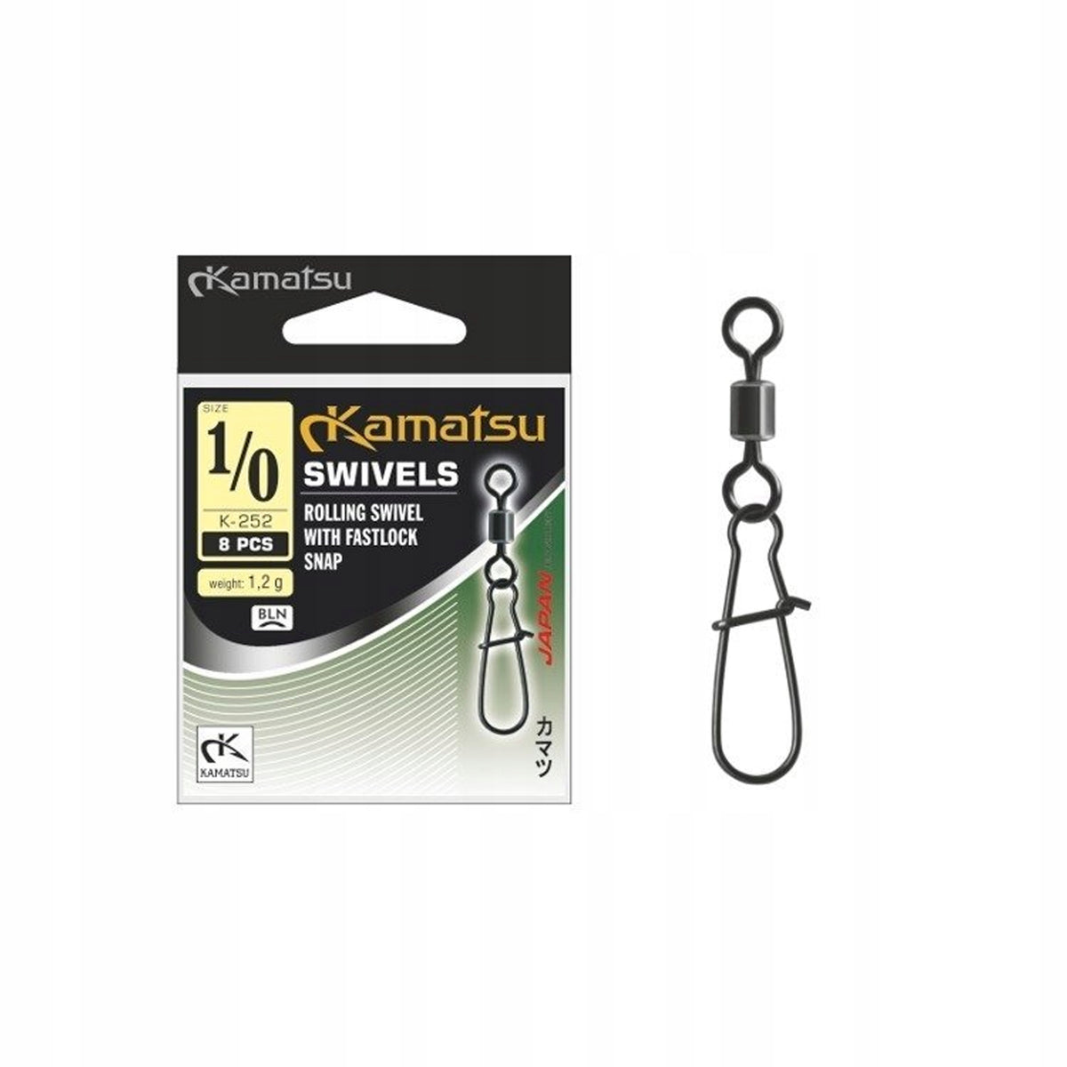 SAFETY PIN WITH SWIVEL KAMATSU #2 8 pcs.