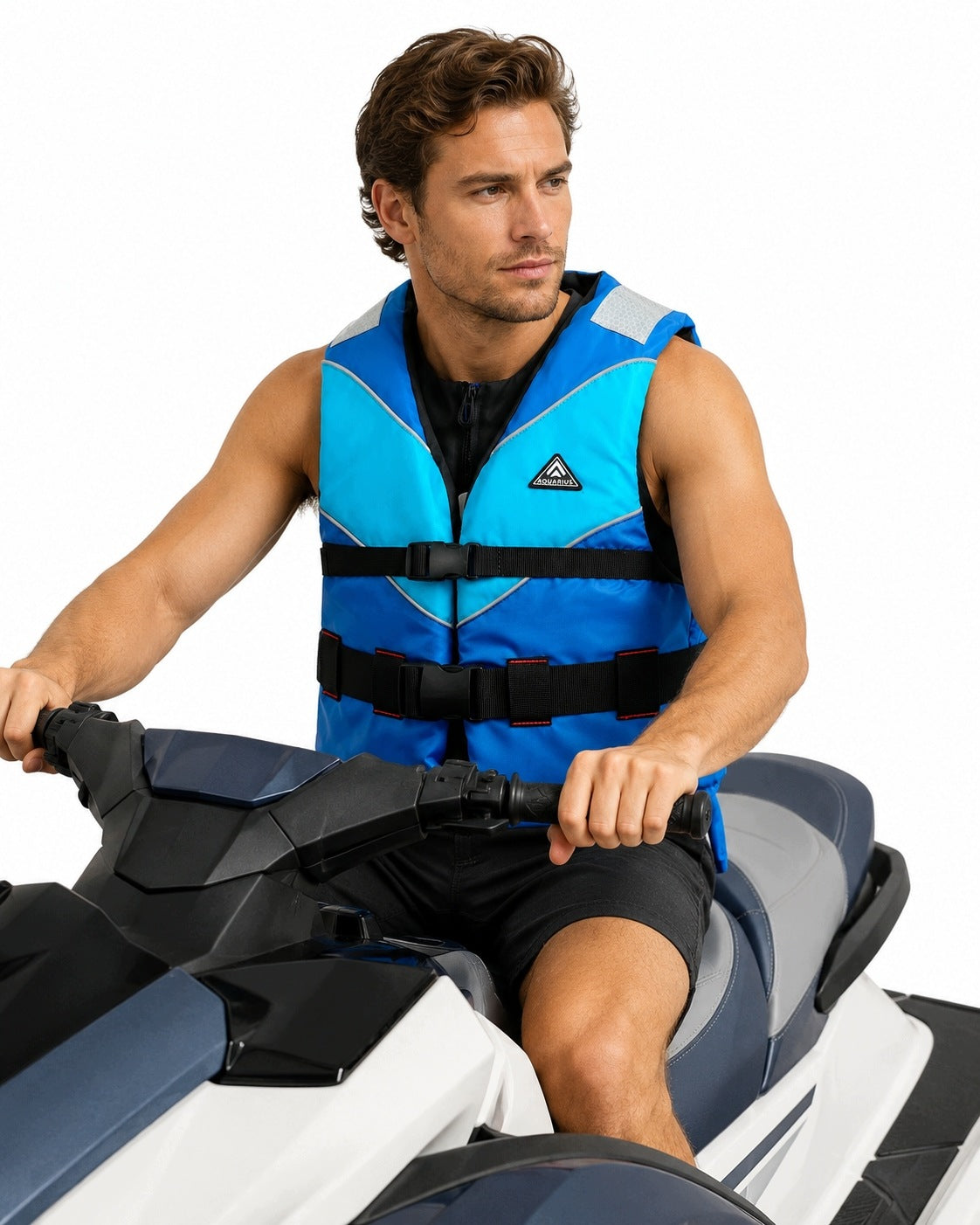 SAFETY VEST 60-80KG L/XL LIFE VEST KAYAK SUP BOAT JET SKI Brand Aquarius