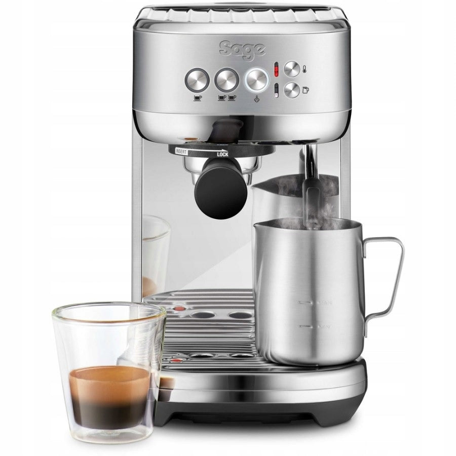 SAGE SES500BSS The Bambino Plus Silver 1600 W