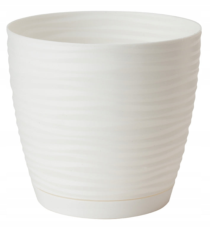 SAHARA PETIT POT WITH STAND 27 WHITE STRONG RESISTANT EFFECT 3D PLANTER