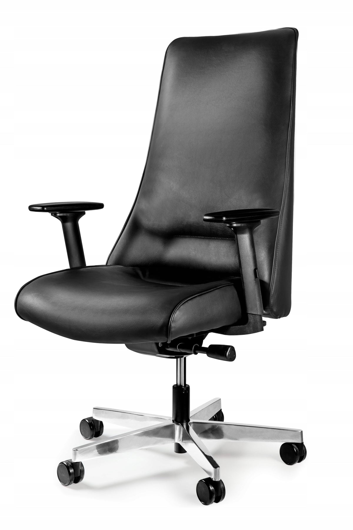 SAIL Cabinet Chair Natural Leather Black Ergonomic Premium Manufacturer code S499-HL-4