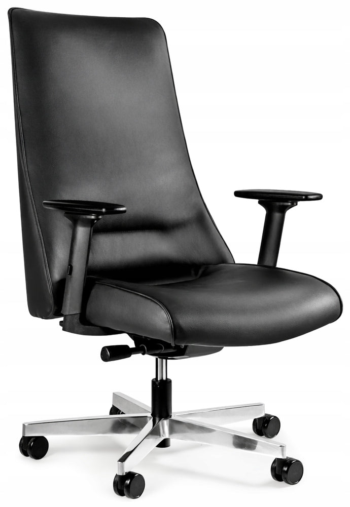 SAIL Cabinet Chair Natural Leather Black Ergonomic Premium
