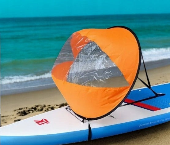 SAIL FOR BOARD SUP KAYAK PONTOON SUPA SAIL FOLDING ORANGE Manufacturer code SolarBox