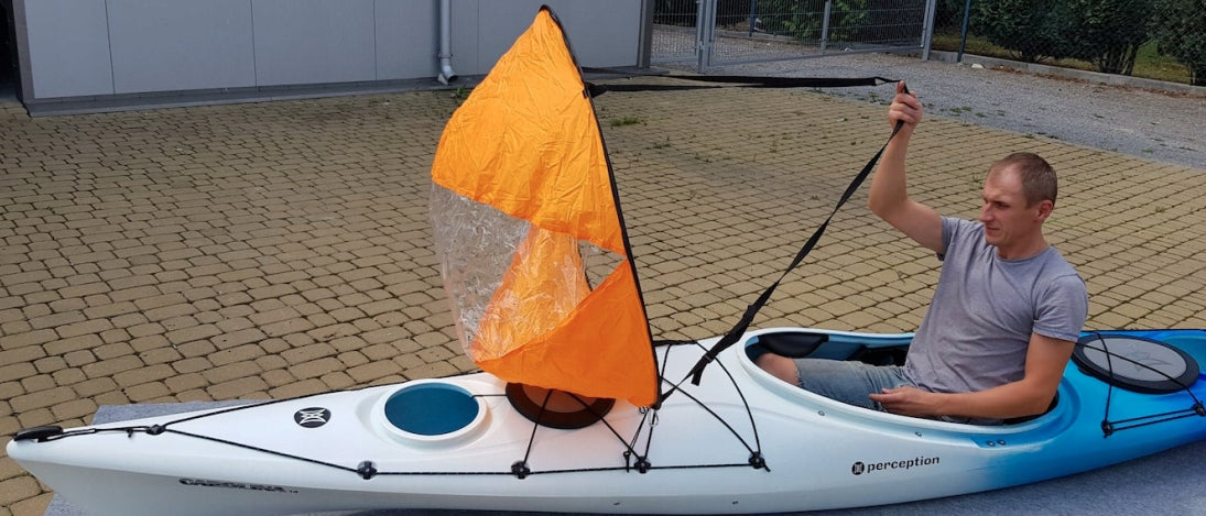 SAIL FOR KAYAK PONTOON SUPA FOR KAYAKING WIND NYLON Number of seats not specified