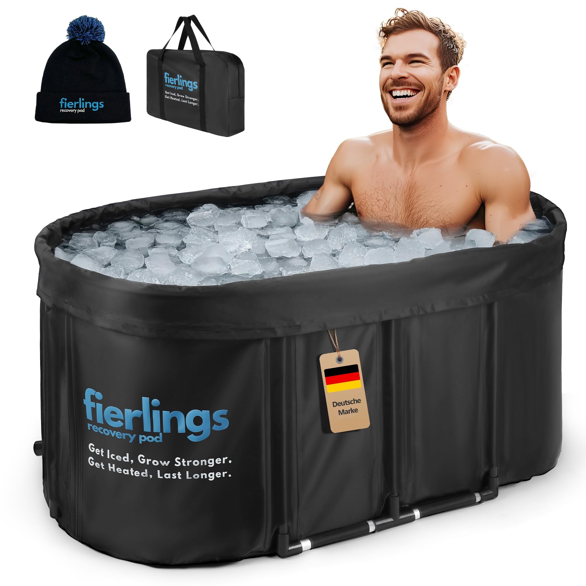 SAILING TUB PORTABLE OVAL 120 CM 320L ICE FOR REGENERATION