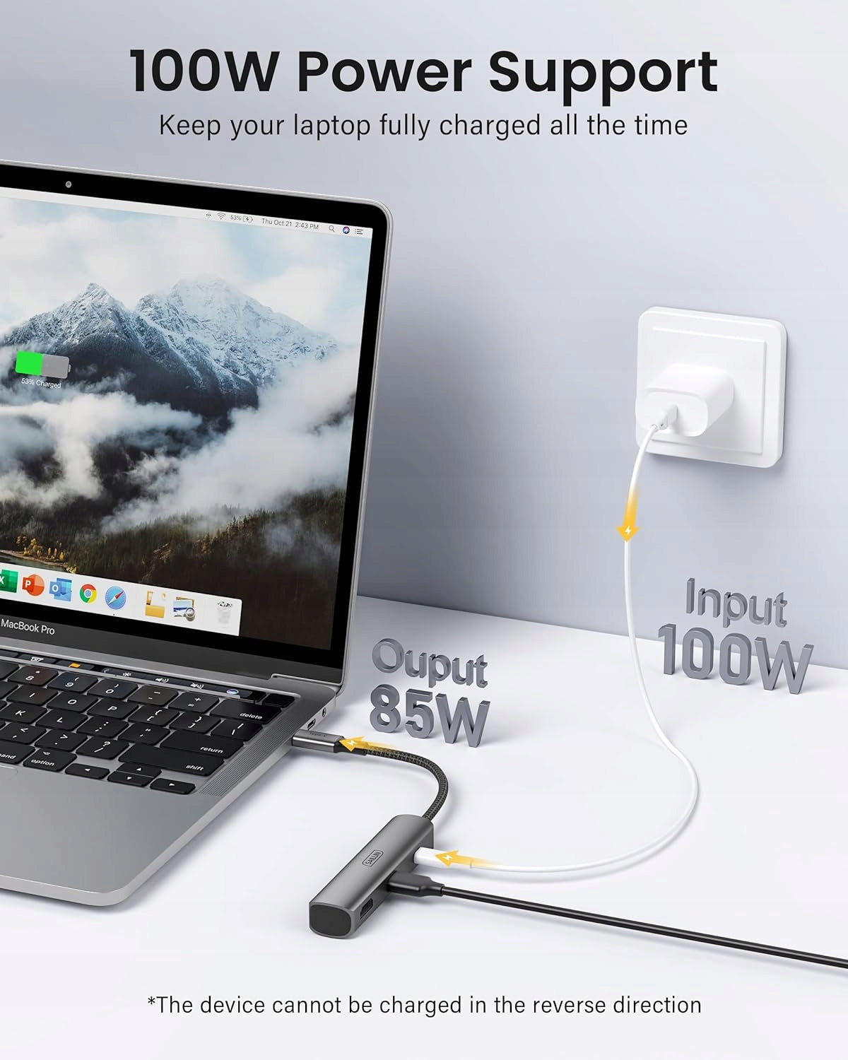 SAILLIN 3-in-1 USB-C Hub Adapter - USB 3.0, HDMI Manufacturer code 00001