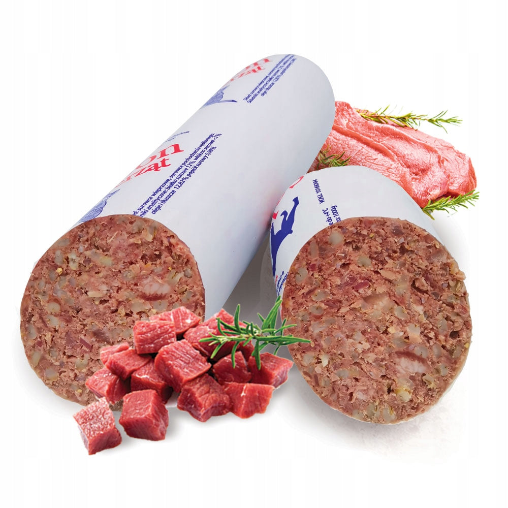 SALCESON STEAMED DOG/CAT BAR WET FOOD -90% PORK MEAT 1KGX10