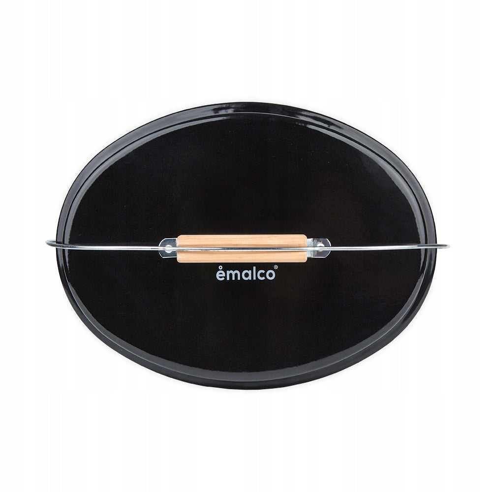 SALE Tourist enamel grill black camping, barbeque, expedition Grill width 45 cm