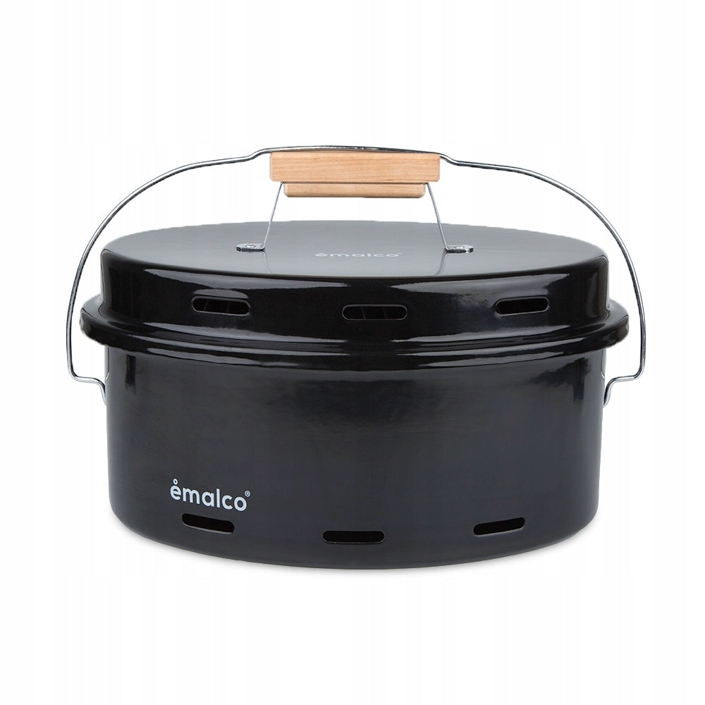 SALE Tourist enamel grill black camping, barbeque, expedition Manufacturer Emalco Enamelware