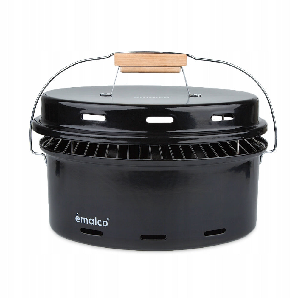 SALE Tourist enamel grill black camping, barbeque, expedition