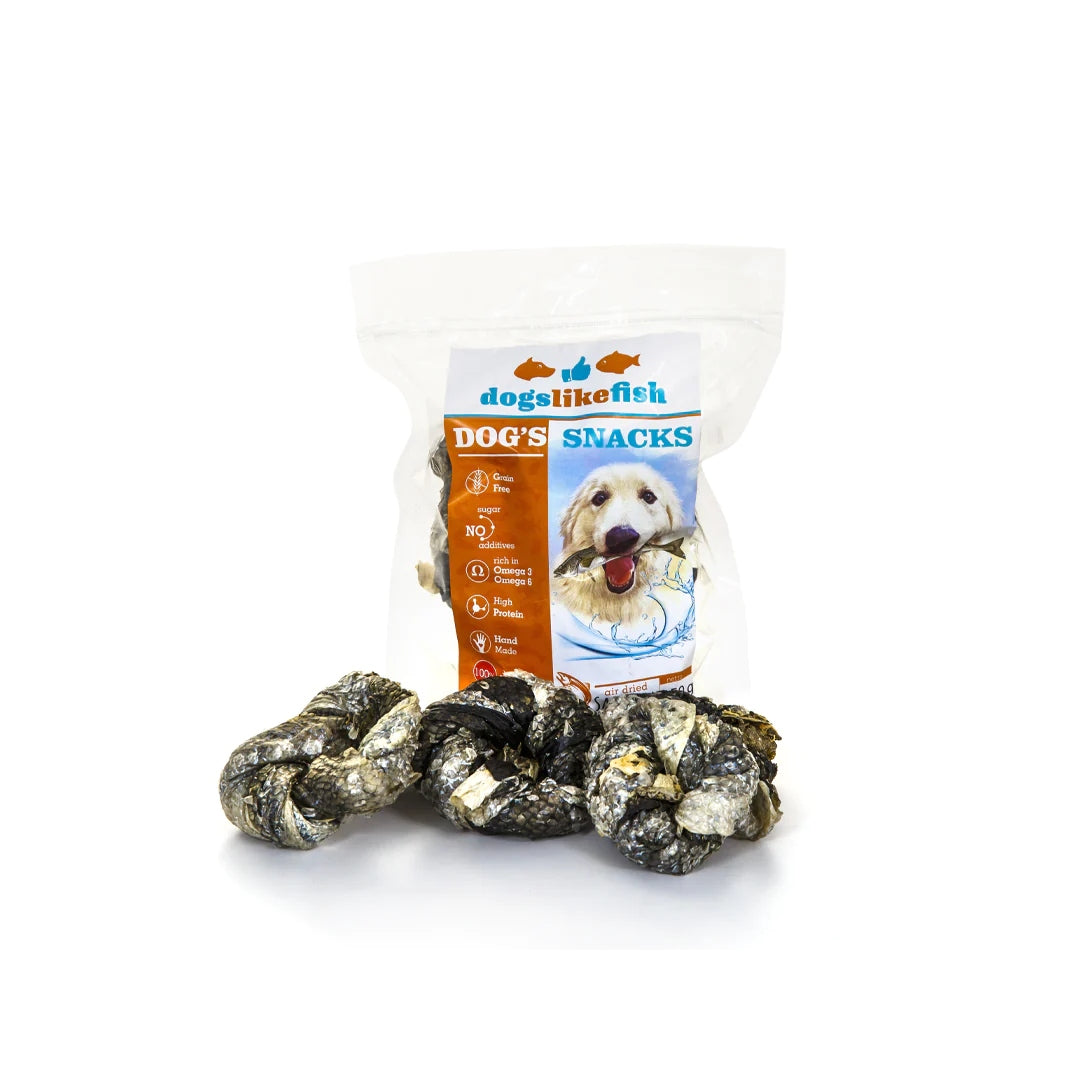 SALMON AND COD RINGS FOR DOGS - DOGSLIKEFISH 1000G Manufacturer code 4751034310325