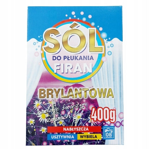 SALT FOR RINSING BRILLIANT CURTAINS OF CURTAIN FABRICS 400