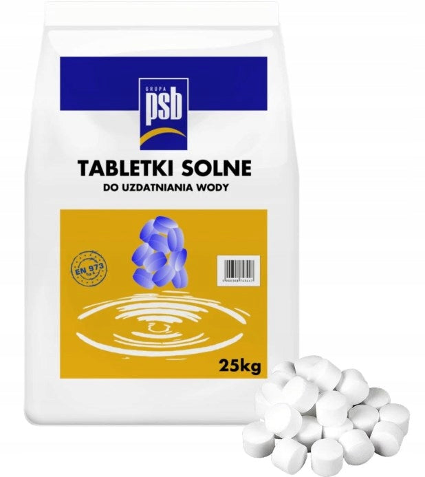 SALT TABLETS FOR WATER TREATMENT SYSTEMS 25KG SALT