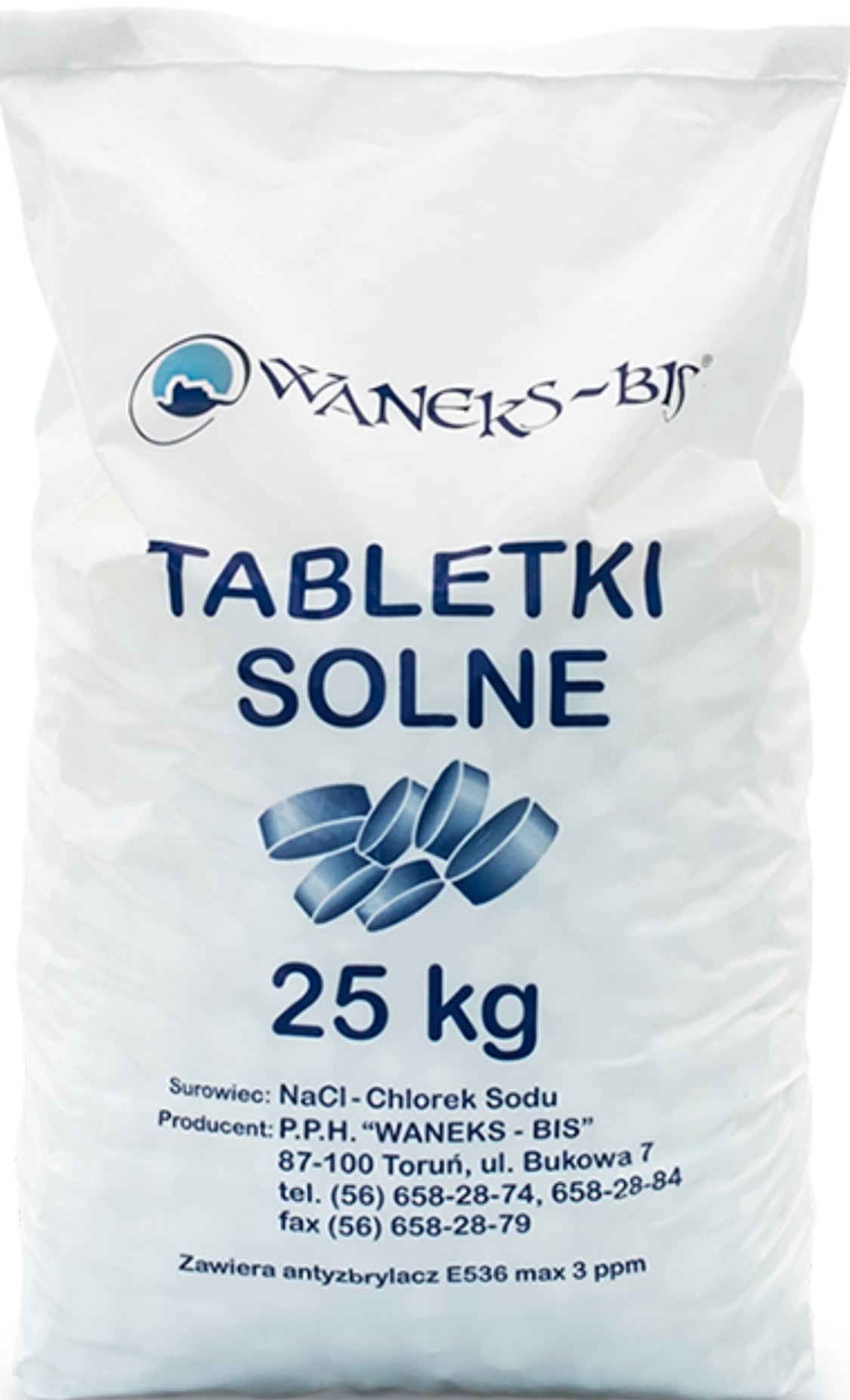 SALT TABLETS WATER SOFTENER SALT NACl WANEKS 25KG