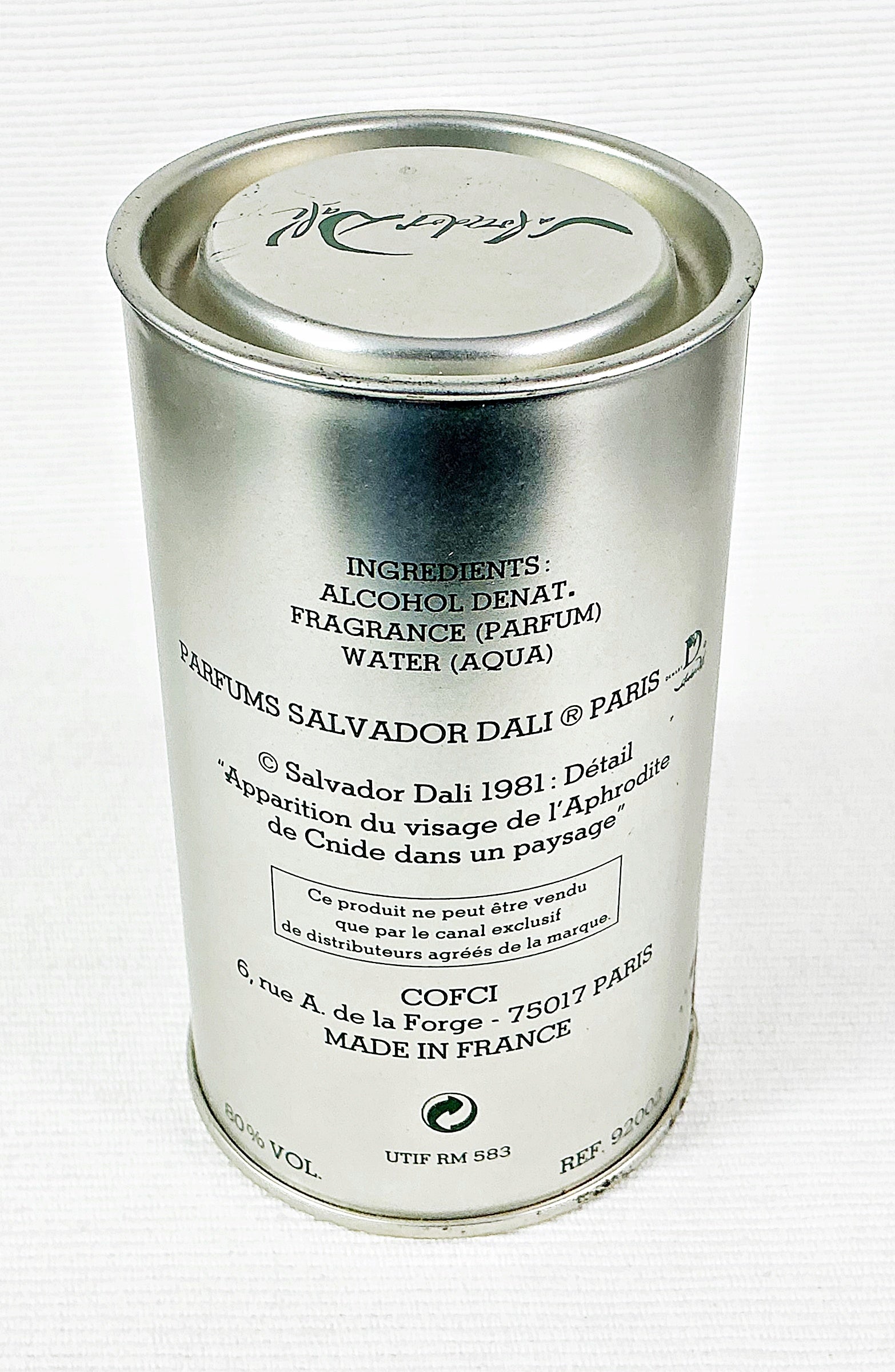SALVADOR DALI DALIMIX 30 ML EAU DE TOILETTE UNIQUE Manufacturer code 3331430920024