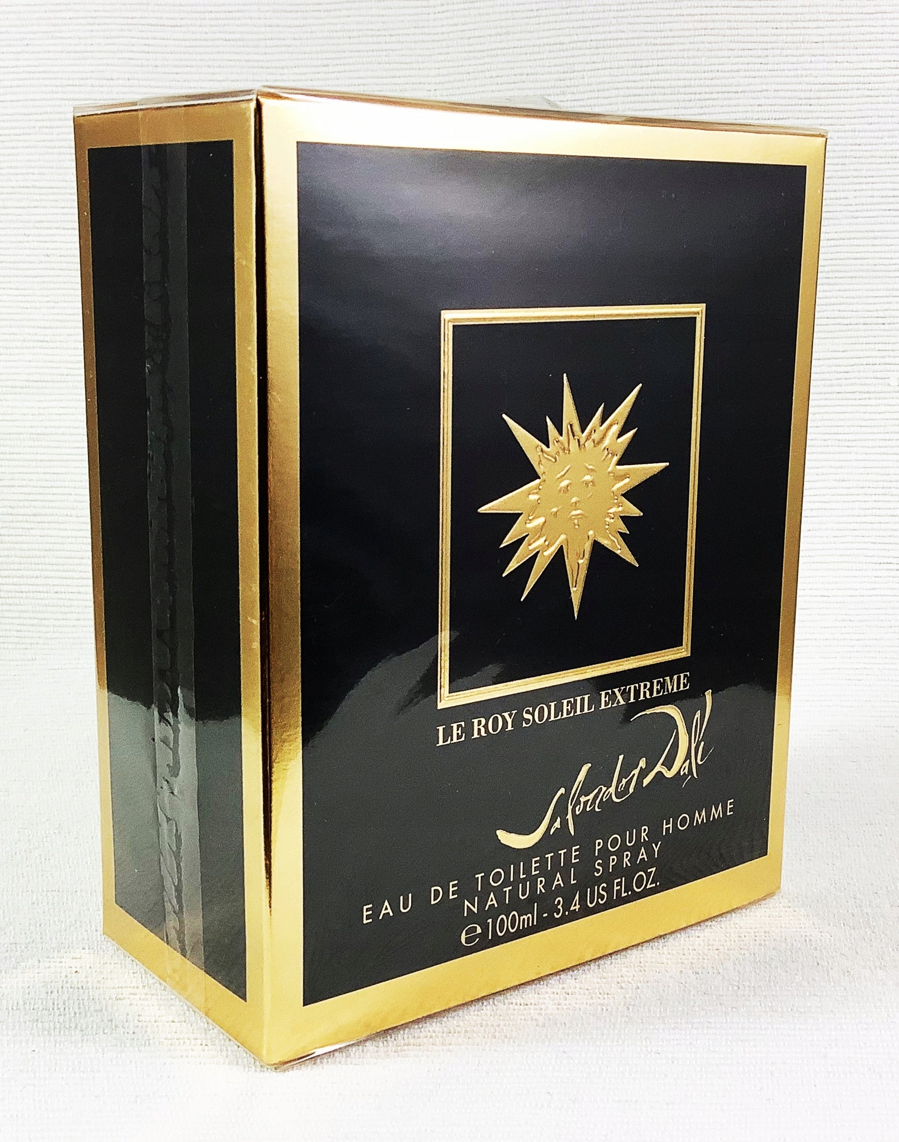 SALVADOR DALI EXTREME 100 ML EAU DE TOILETTE UNIQUE Packaging status original