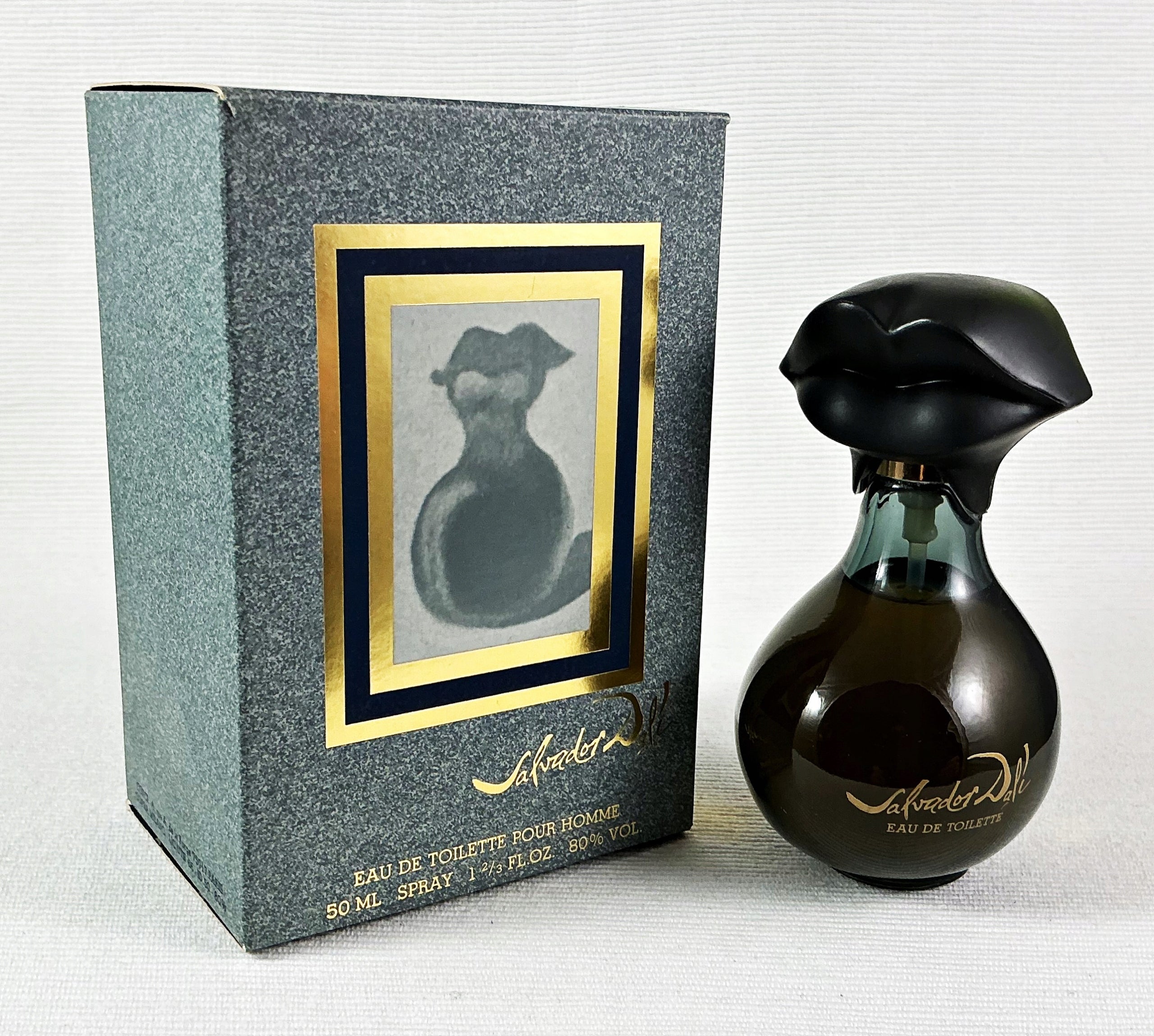 SALVADOR DALI POUR HOMME 50 ML EAU DE TOILETTE SPRAY VERY EARLY UNIQUE Packaging status original