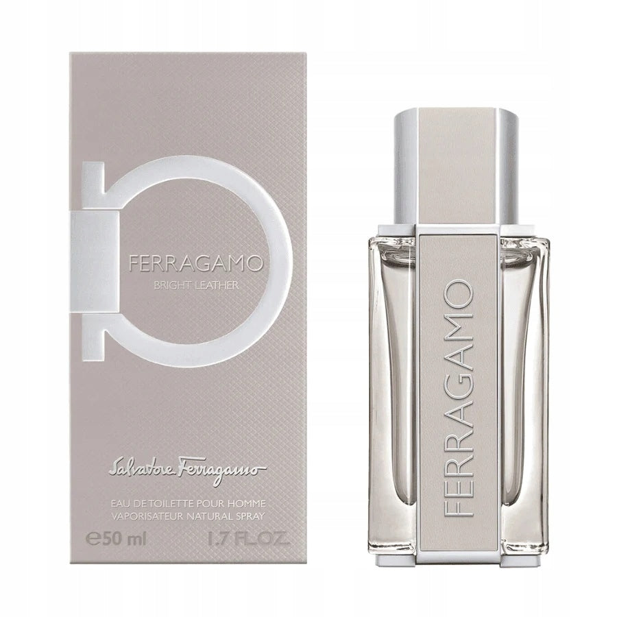 SALVATORE FERRAGAMO Bright Leather Eau de toilette for Men EDT 50ml Brand Salvatore Ferragamo